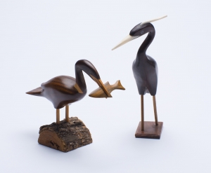 Product Photography: Carved Birds